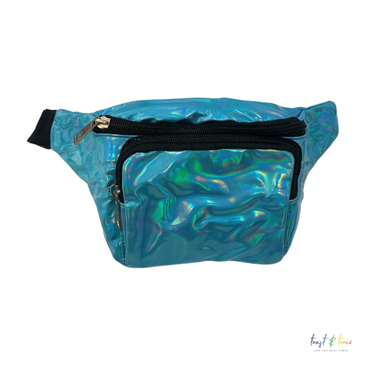 Turquoise Holographic Bum Bag