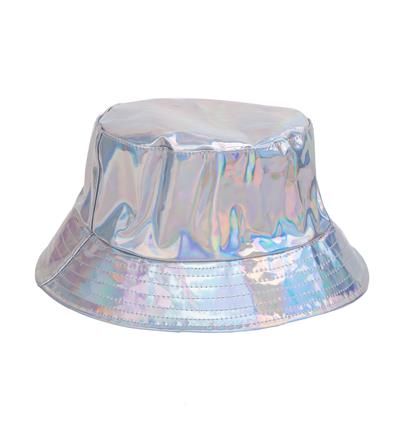 Silver Holographic Bucket Hat