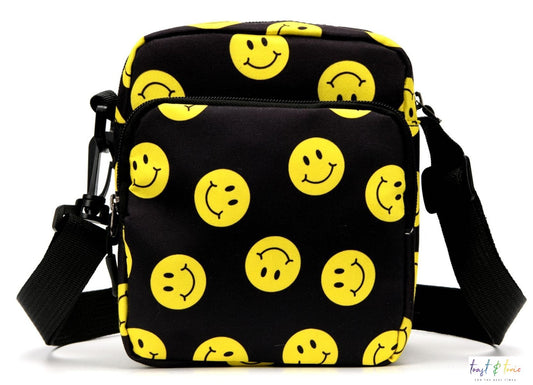 Smiley Face Messenger Bag