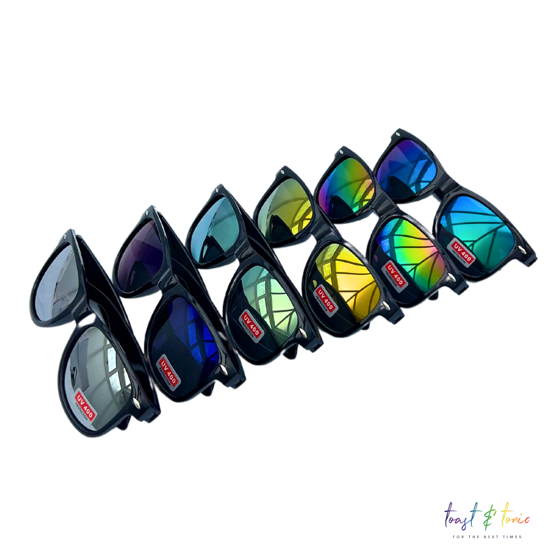 Wayfarer Mirror Lens Sunglasses
