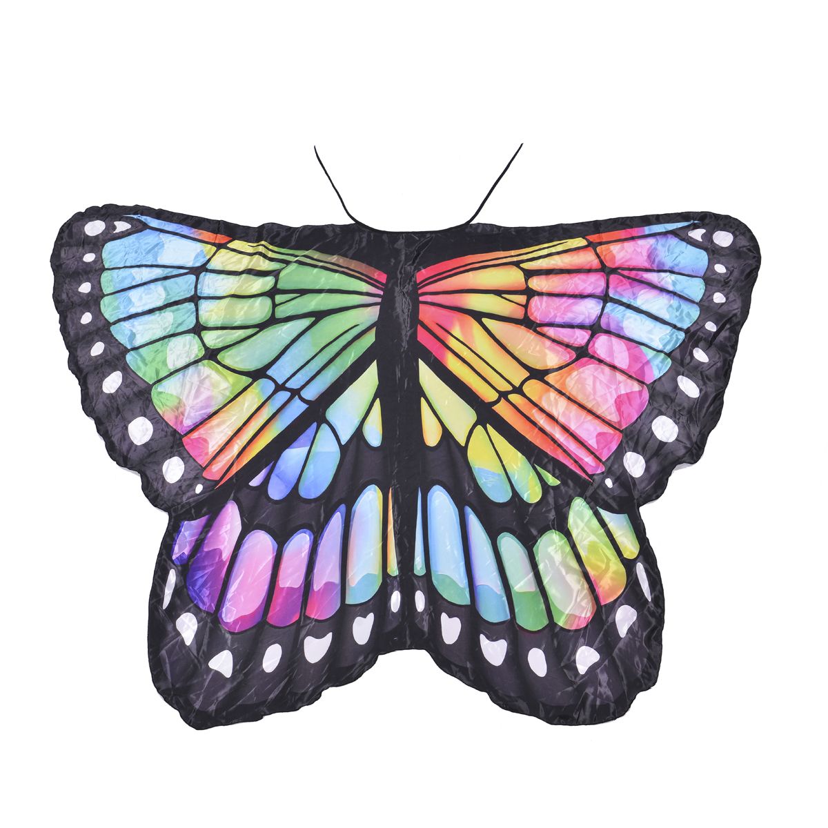 festival wings, multi coloured festival  cape, 