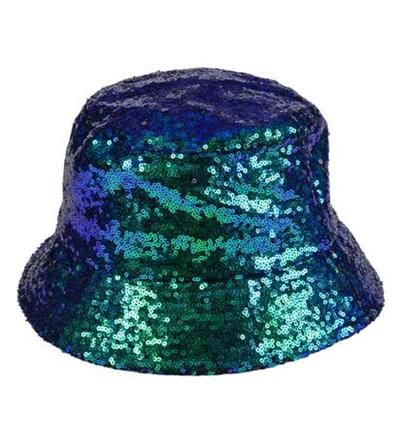 Green Sequin Bucket Hat