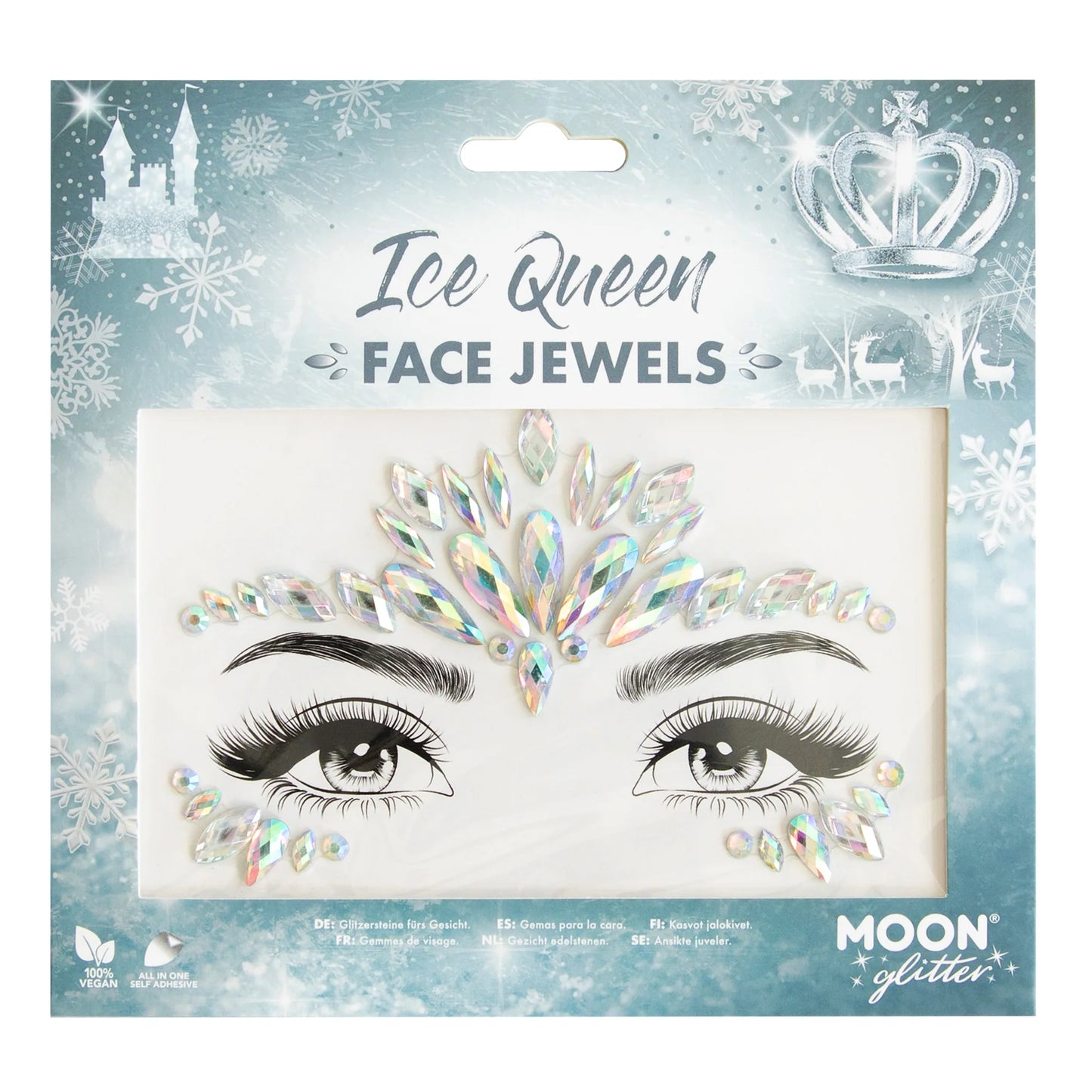 Face Jewels and Face Gems - Ice Queen
