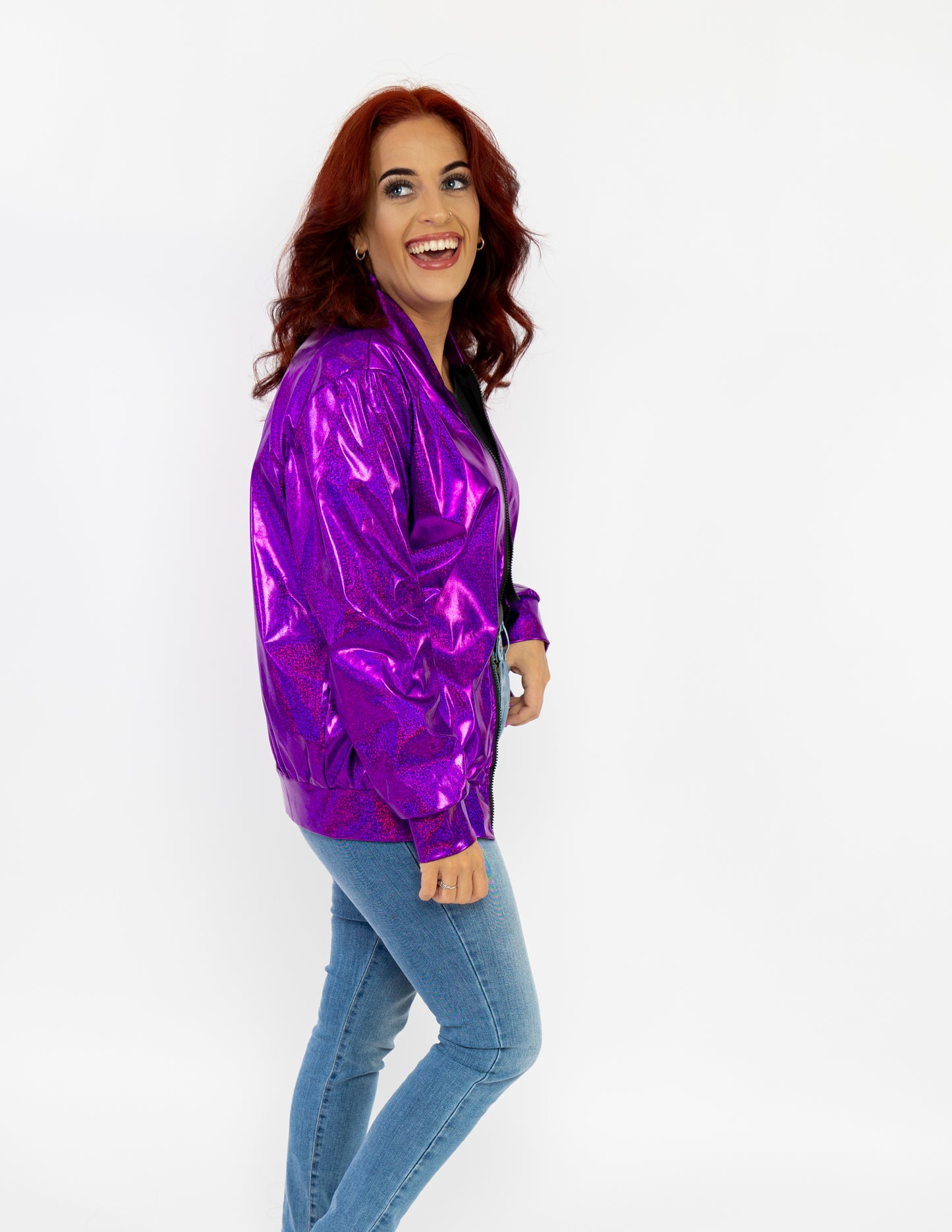 Purple Holographic Jacket