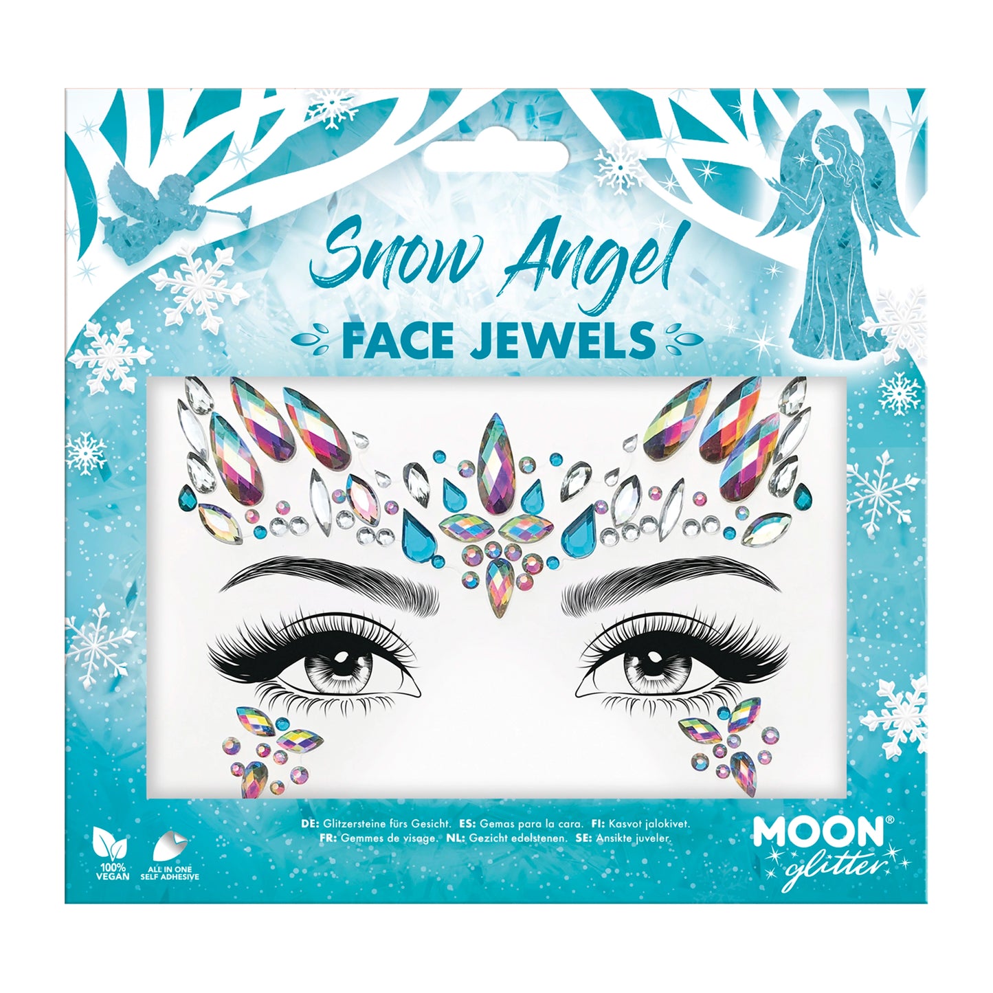 Face Jewels and Face Gems - Snow Angel