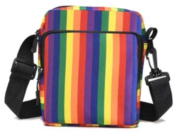 Stripy Colourful Messanger Bag