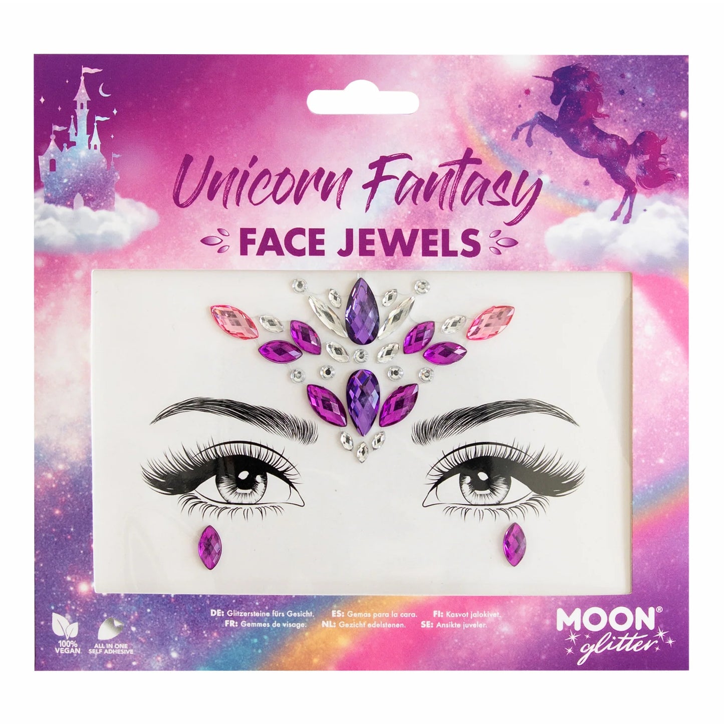 Face Jewels and Face Gems - Unicorn Fantasy